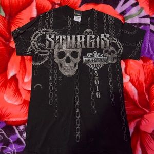 Harley Davidson all over print tee